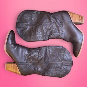 Miranda Lambert brown cowboy boots sz 8